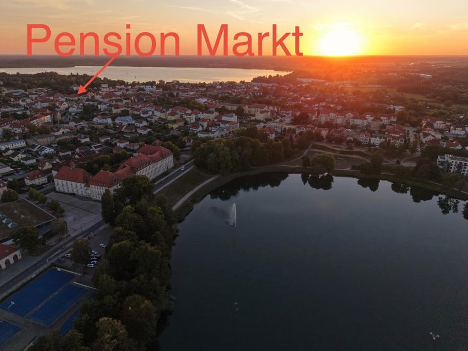 Natural landscape, Bird's eye view, City view, Sea view, Sunset