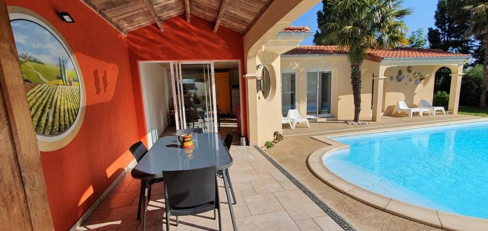 Property building, Patio, Pool view