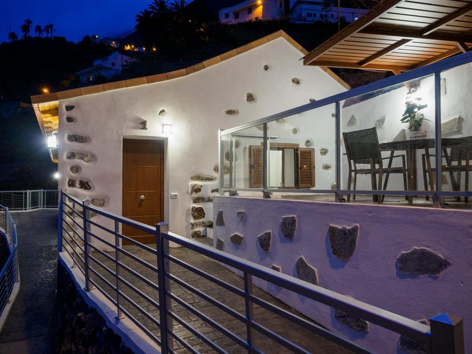 Property building, Patio, Night, Balcony/Terrace, Balcony/Terrace