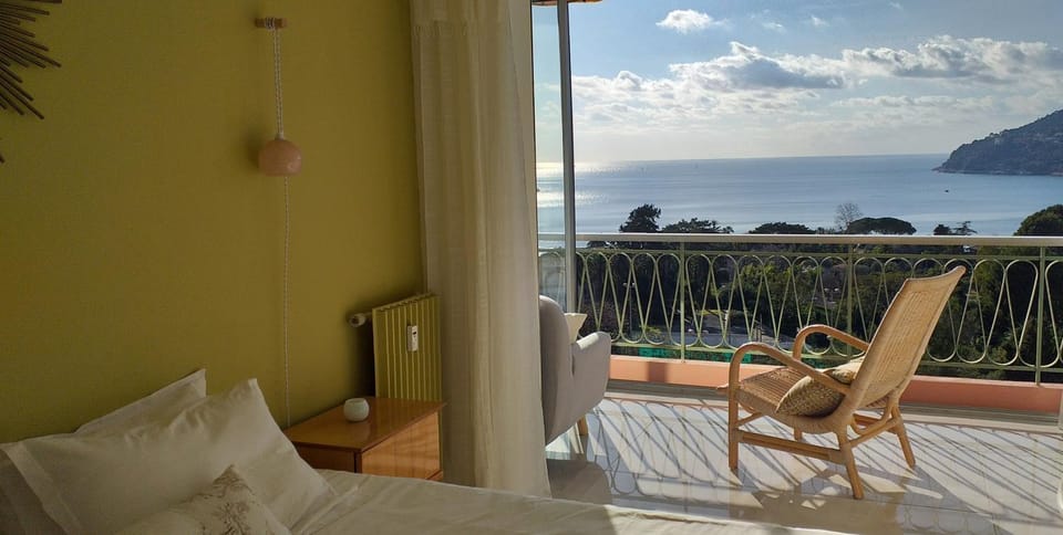 Vue mer exceptionnelle entre Nice et Monaco Apartment in Villefranche-sur-Mer