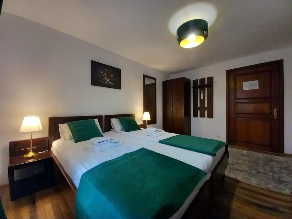 Bed, Photo of the whole room, Bedroom, towels, wardrobe