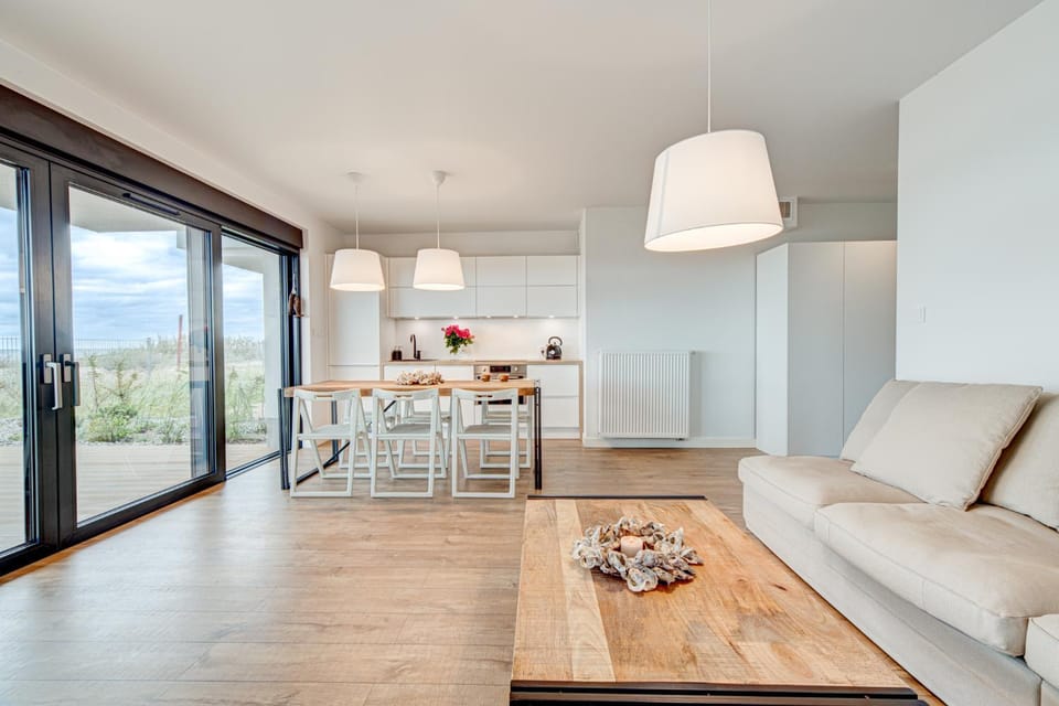 Garden, View (from property/room), Kitchen or kitchenette, Living room, Seating area, Dining area, Garden view