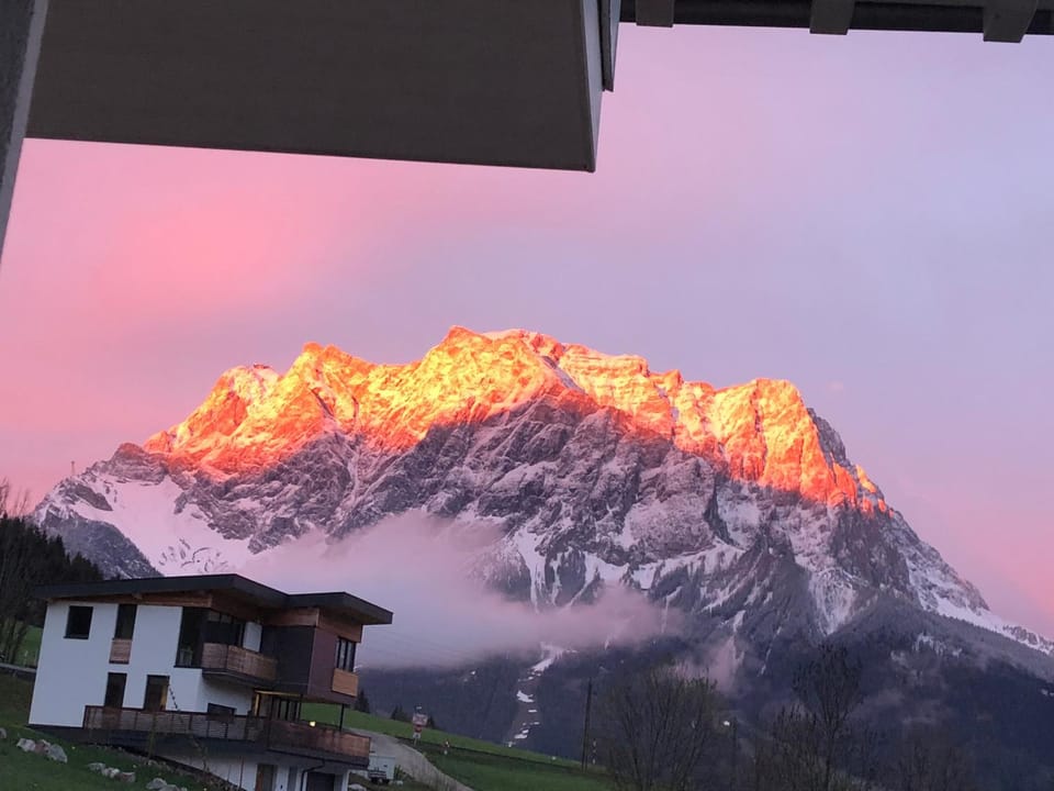 Mountain view, Sunset