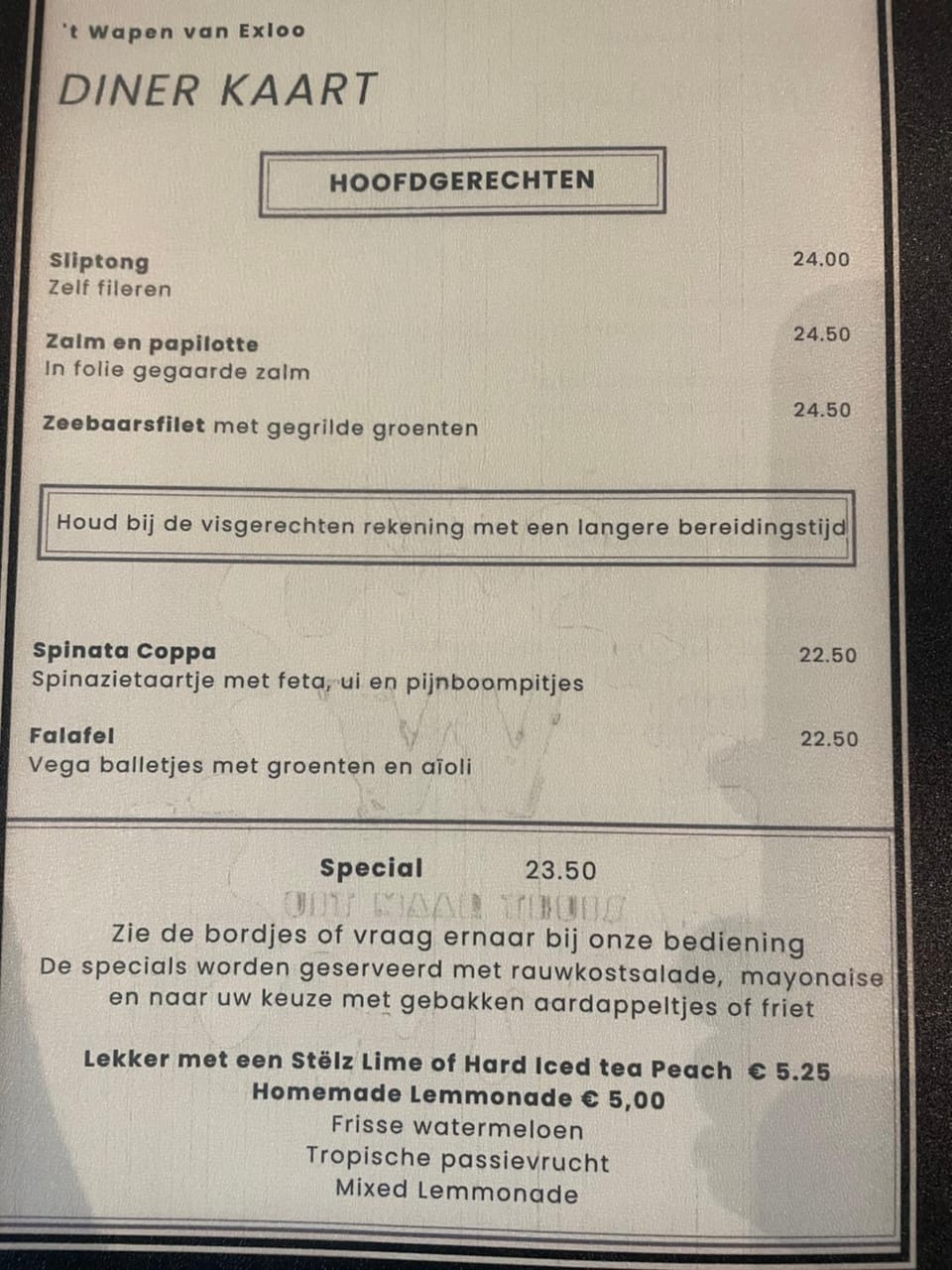 Restaurant/places to eat