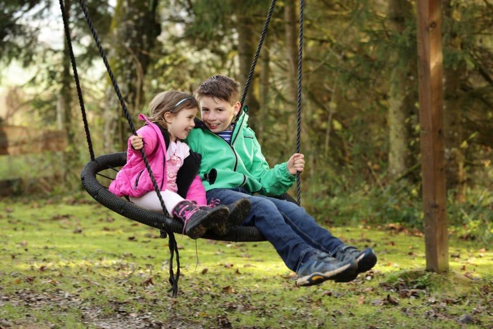 Children play ground, Garden, Autumn