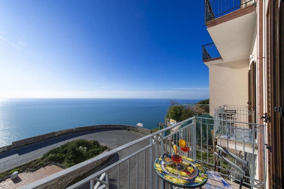 View (from property/room), Balcony/Terrace, Sea view