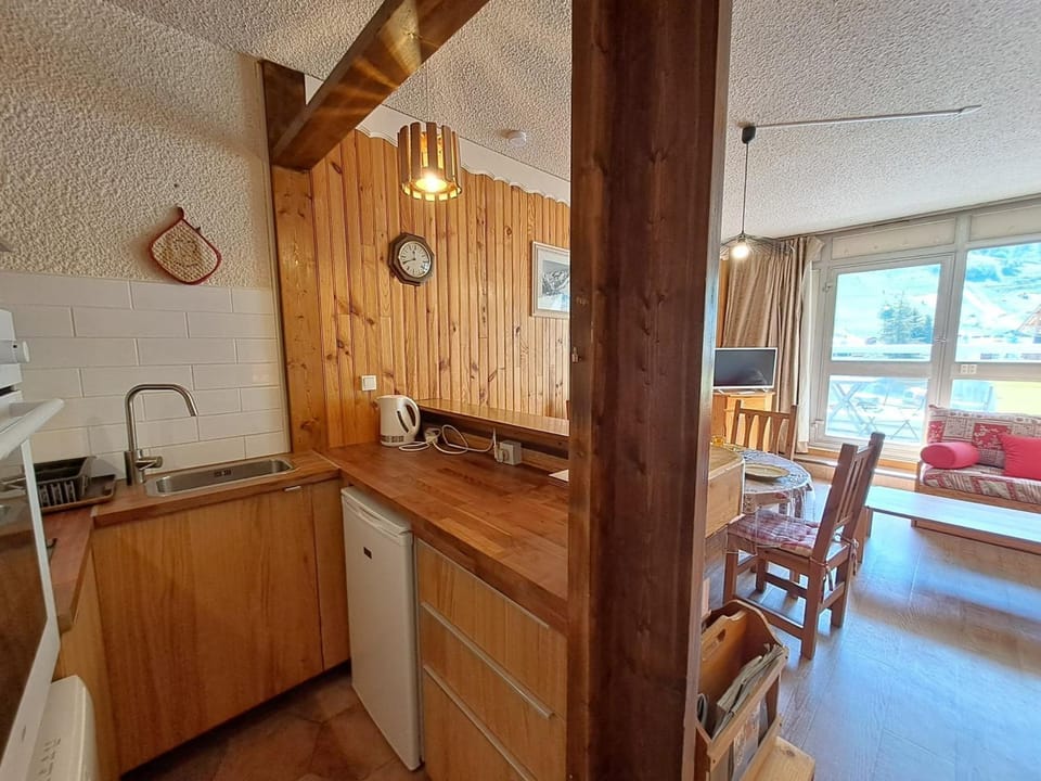 Studio 4 pers, centre station Les Deux Alpes, animaux admis - FR-1-516-75 Apartment in Les Deux Alpes