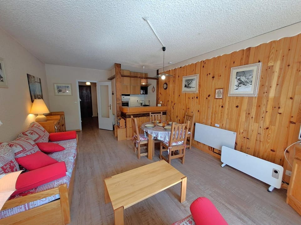 Studio 4 pers, centre station Les Deux Alpes, animaux admis - FR-1-516-75 Apartment in Les Deux Alpes