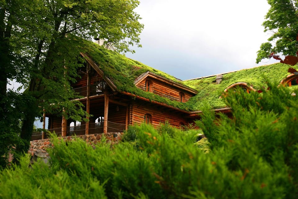 Property building, Facade/entrance, Natural landscape, Summer, Garden