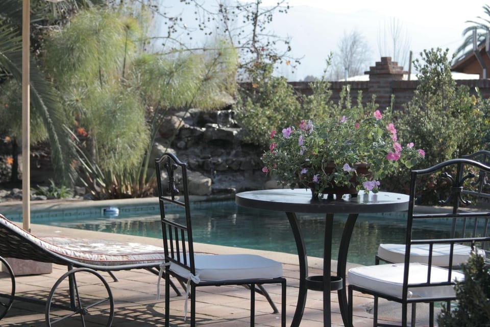 Patio, Pool view