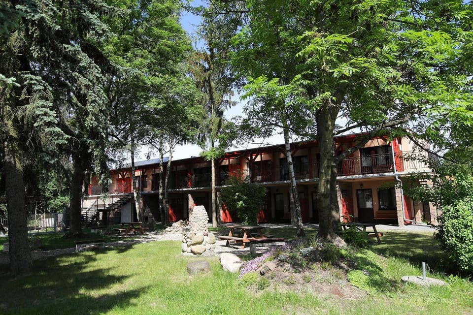 Property building, BBQ facilities, Garden