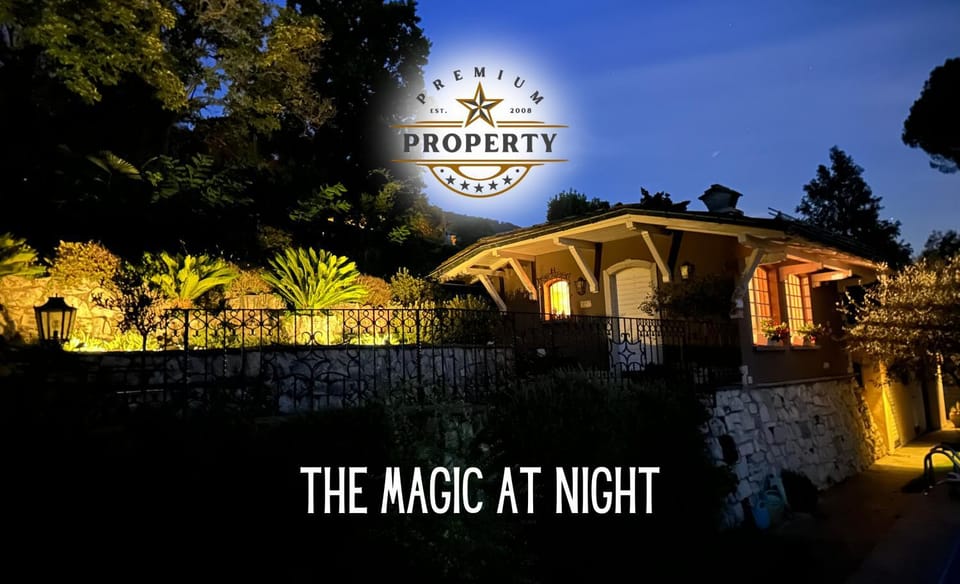 Property building, Night, Garden view, Seasons