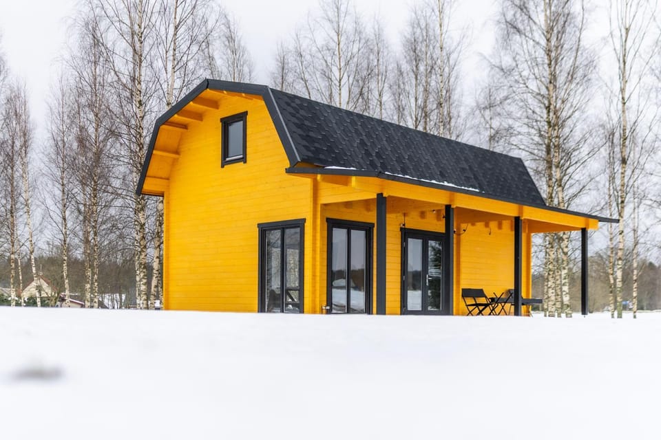 Property building, Day, Winter
