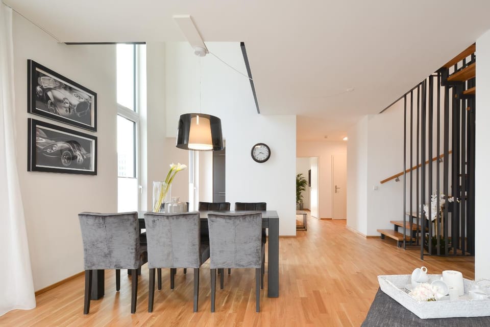 Living room, Seating area, Dining area