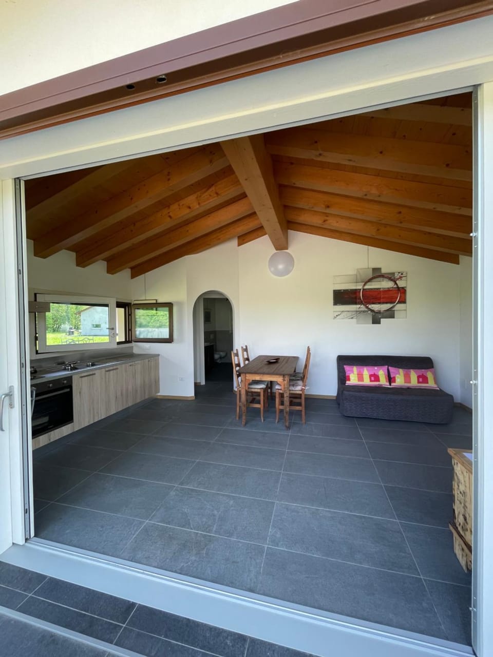 Kitchen or kitchenette, Living room