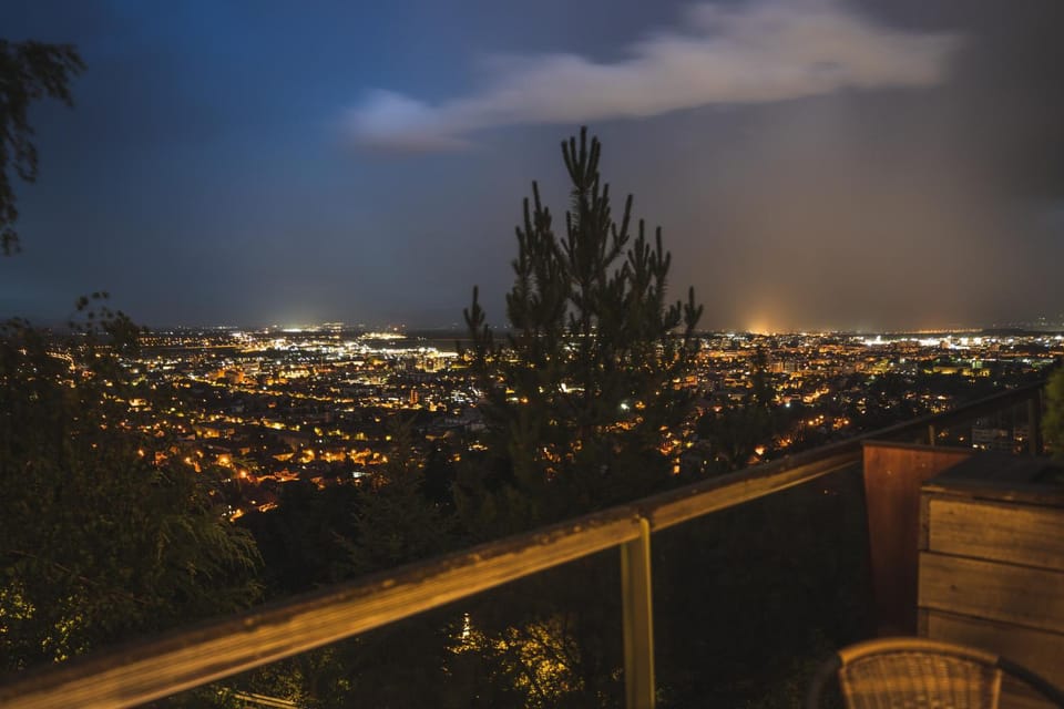 Night, Natural landscape, City view