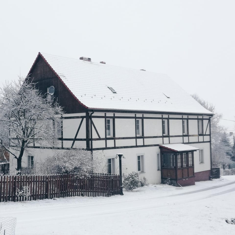 Property building, Day, Winter