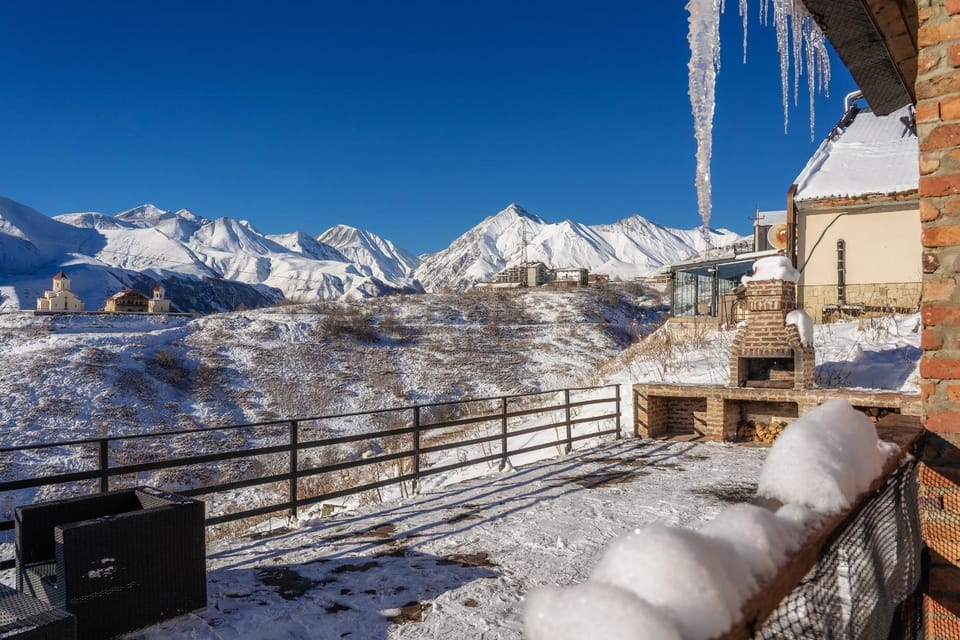 Day, Natural landscape, Winter, View (from property/room), Balcony/Terrace, Mountain view