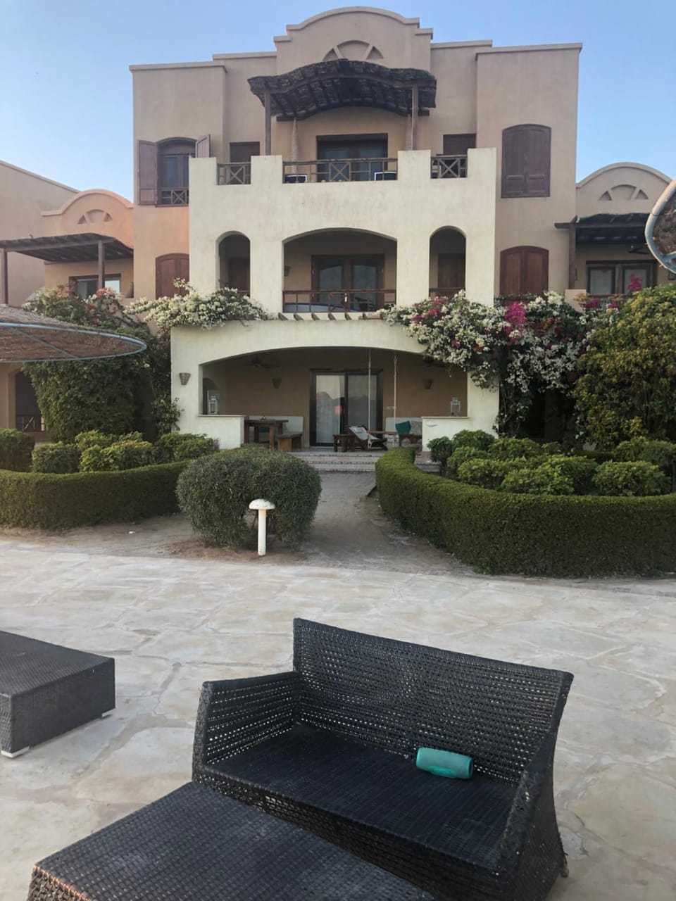 Property building, Patio