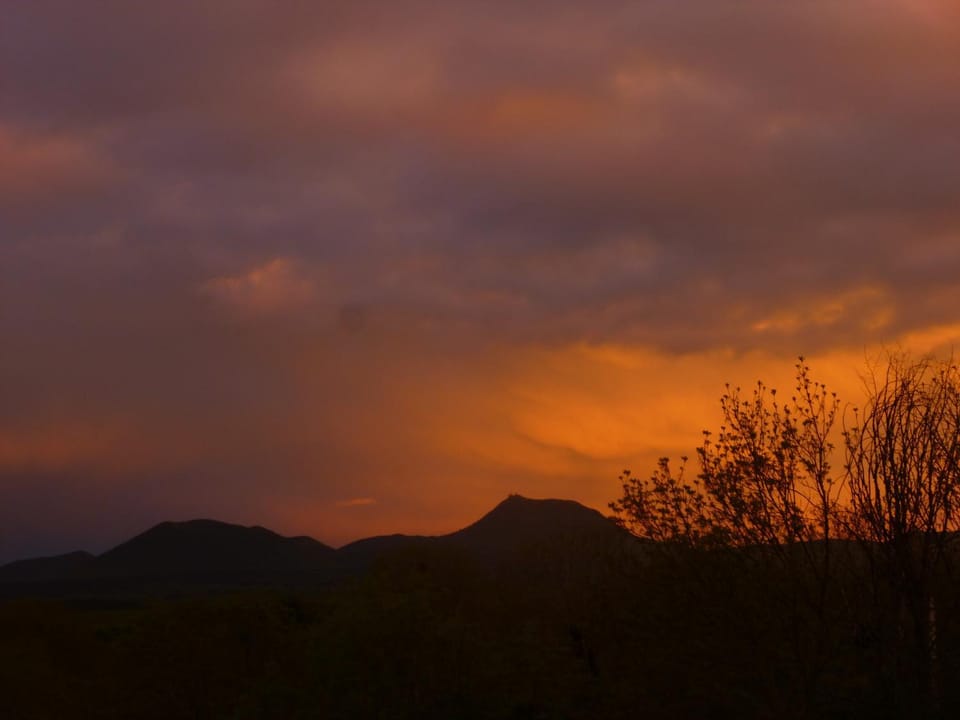 Natural landscape, Mountain view, Sunrise, Sunset