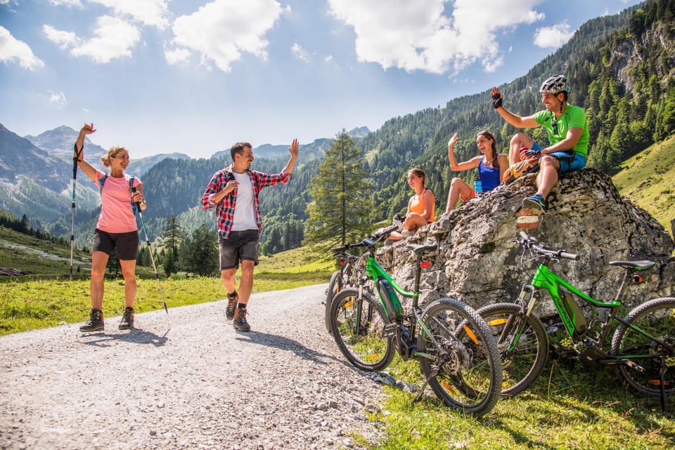 Natural landscape, Cycling, Mountain view
