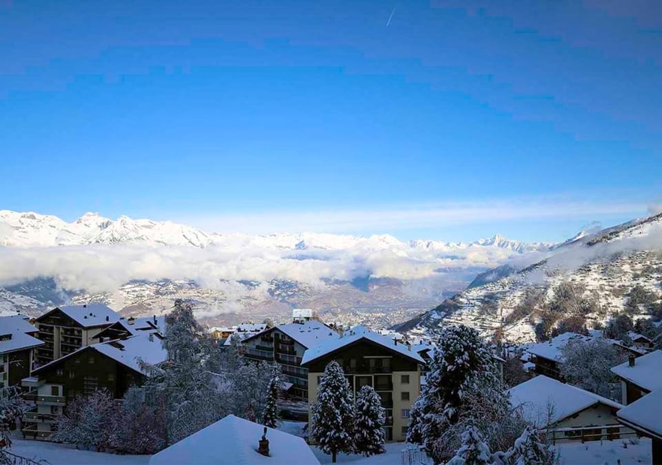 Day, Natural landscape, Winter, Mountain view