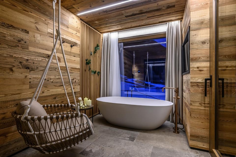 Natural landscape, Bathroom, Bath