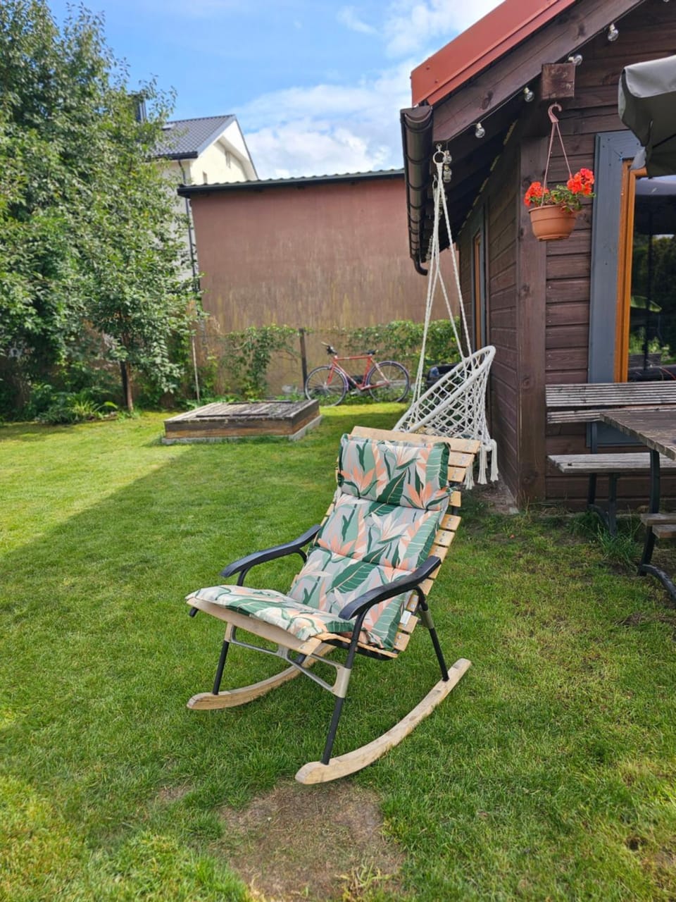 Patio, Natural landscape, Garden, sunbed