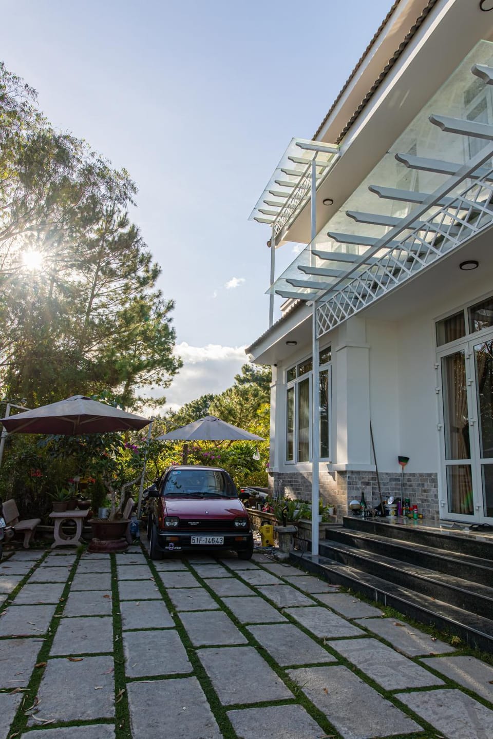 Property building, Patio