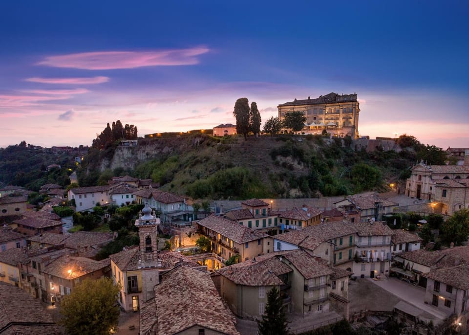 Nearby landmark, City view, Street view, Sunset