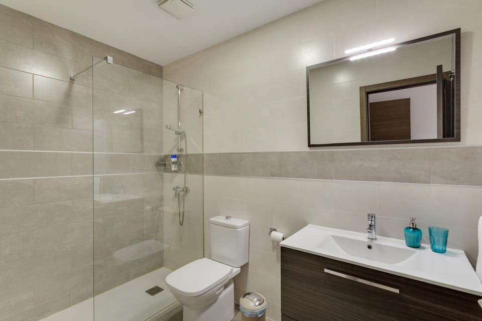 Bathroom, Living room
