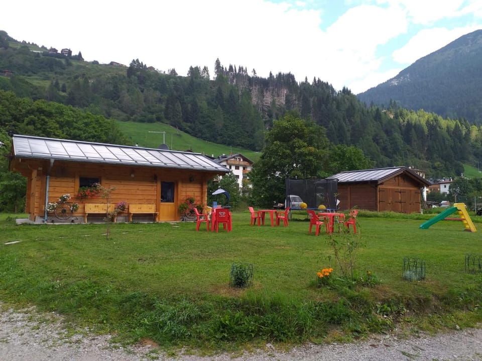 Property building, Children play ground, Garden, Garden view, Mountain view