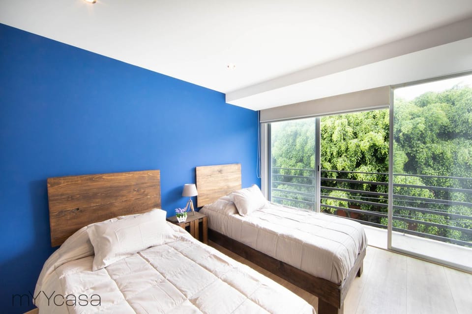 Bed, Balcony/Terrace, Bedroom