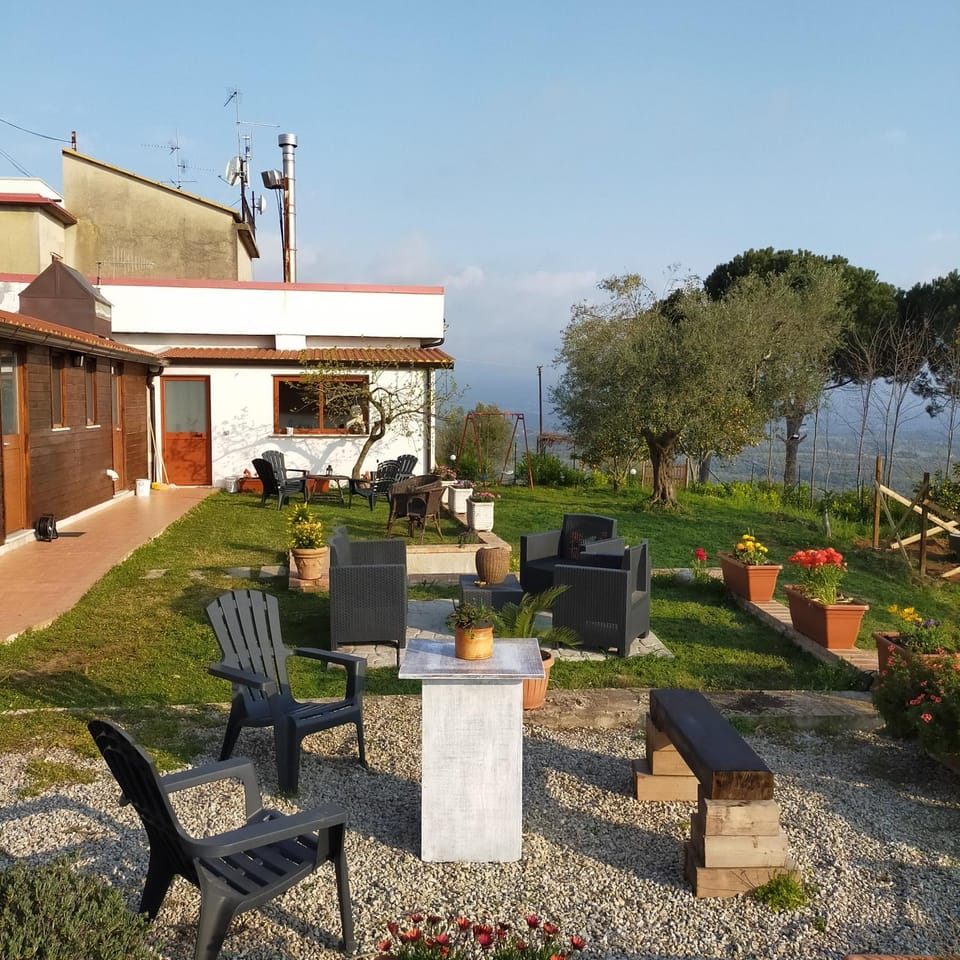 Property building, Garden view