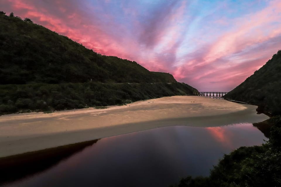 Nearby landmark, Day, Natural landscape, Beach, Mountain view, River view, Sea view, Sunrise, Sunset