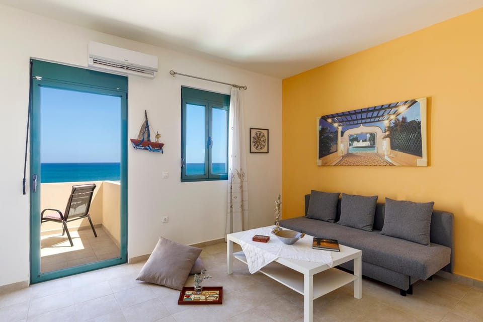 Living room, Seating area, Sea view