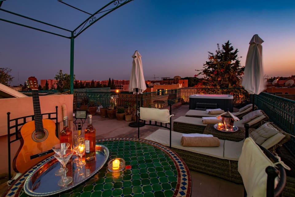 Patio, Sunrise, Sunset
