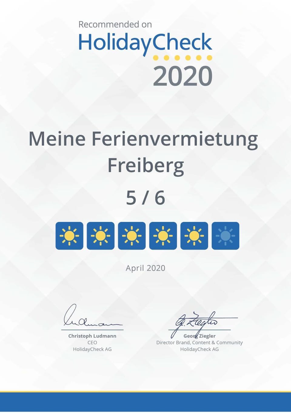 Certificate/Award