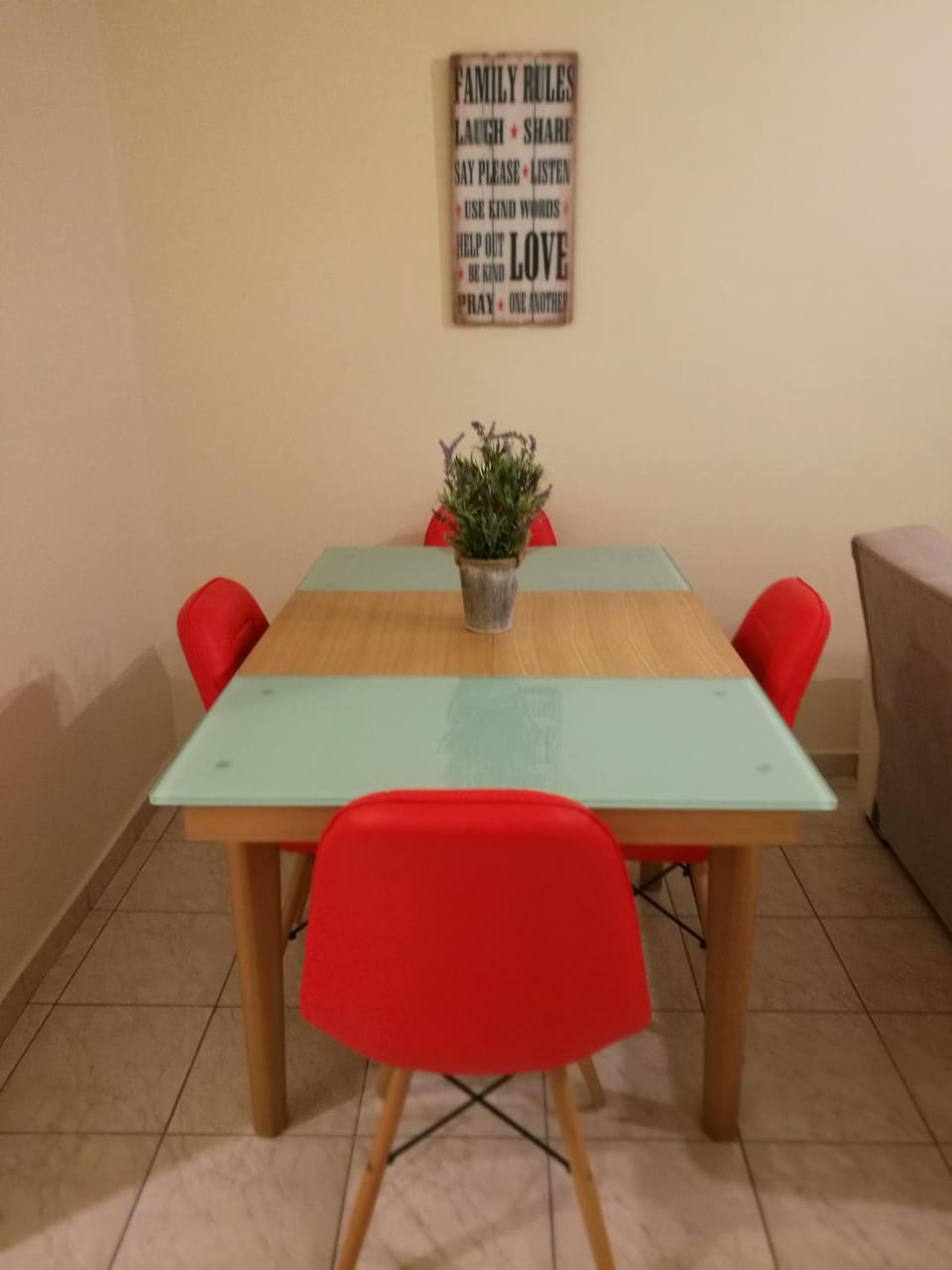Dining area