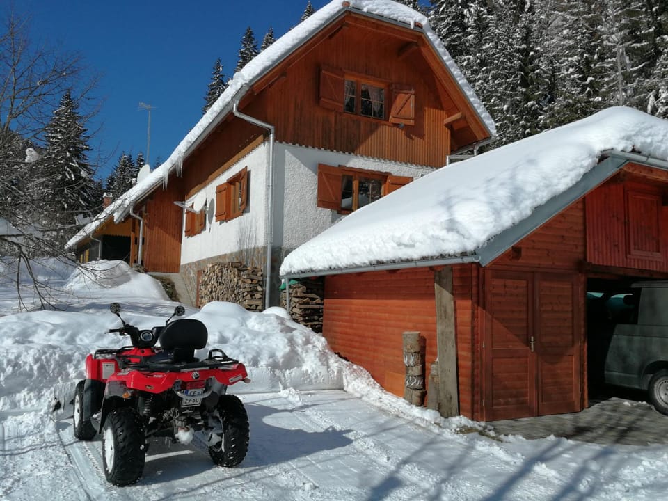 Property building, Day, Natural landscape, Winter
