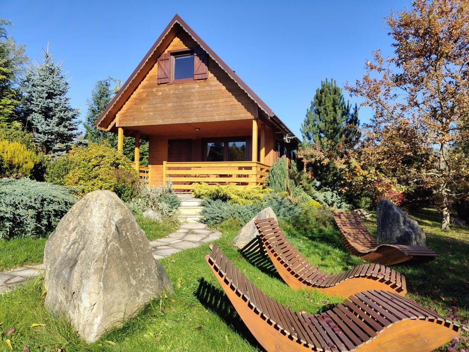 Domki całoroczne z kominkiem - SKAŁA i GŁAZ Chalet in Lower Silesian Voivodeship