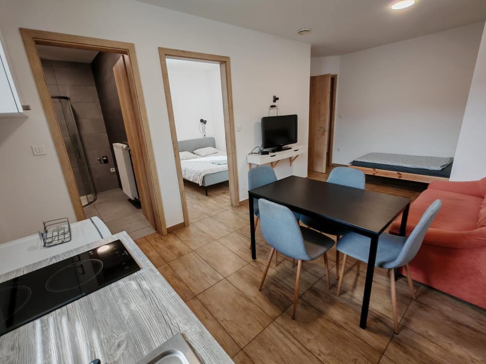 TV and multimedia, Kitchen or kitchenette, Living room, Dining area
