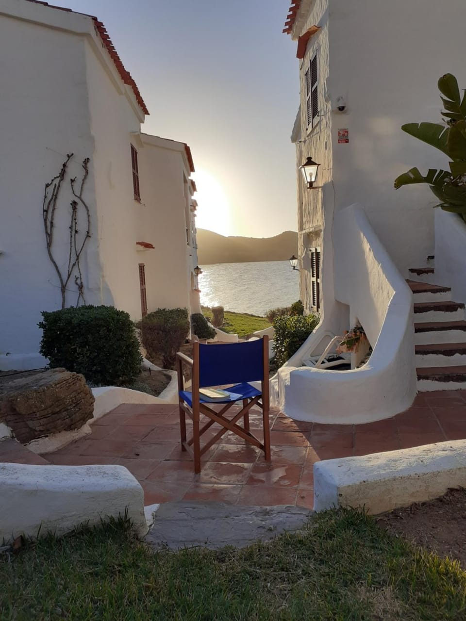 Property building, Patio, Natural landscape, Sea view