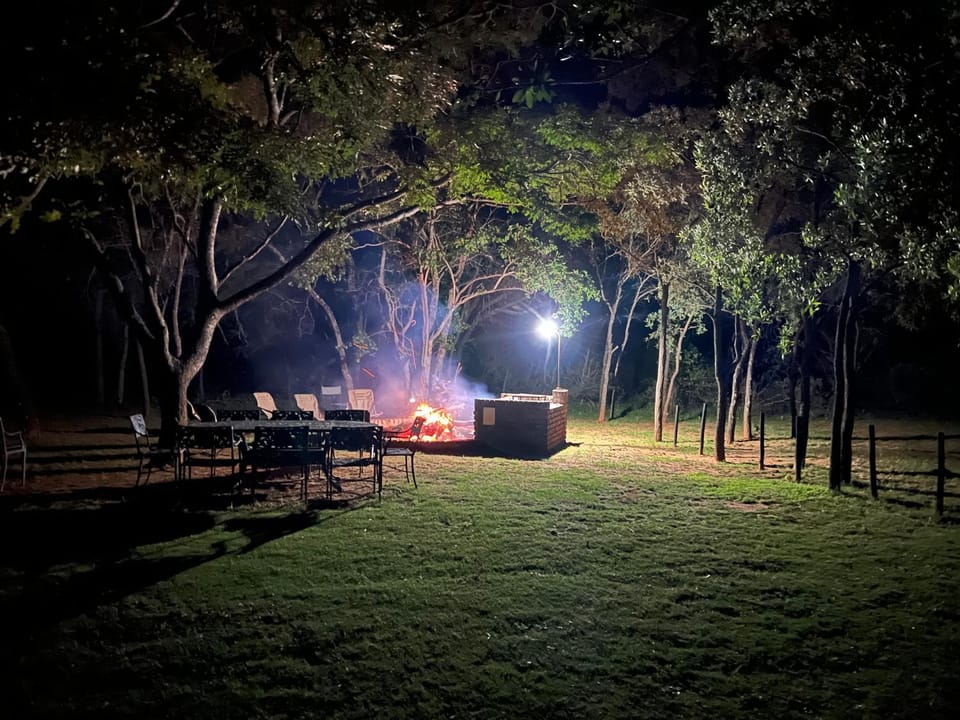 Evening entertainment, Garden view