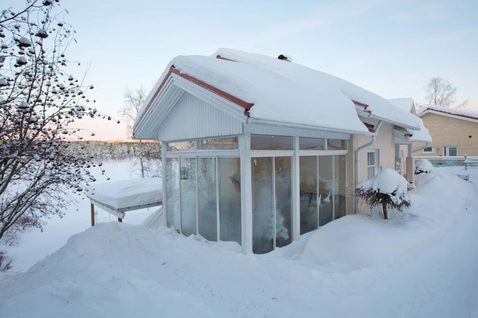 Property building, Day, Natural landscape, Winter