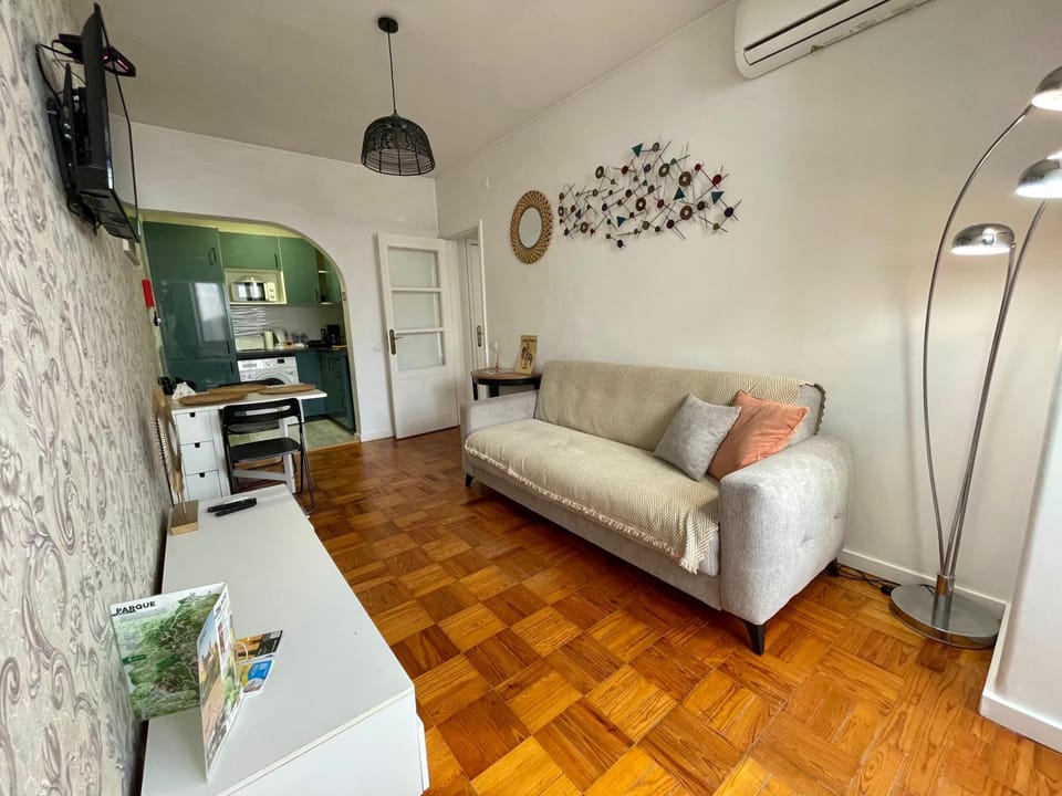Living room, Seating area, air conditioner