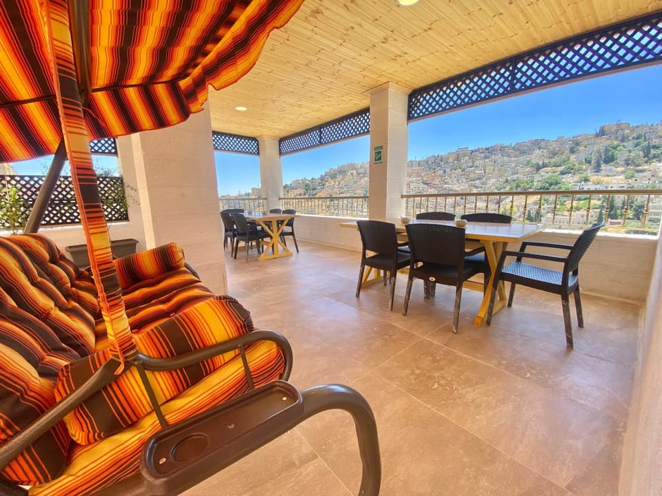 Patio, Day, View (from property/room), Balcony/Terrace, Balcony/Terrace, Seating area, Dining area, Mountain view