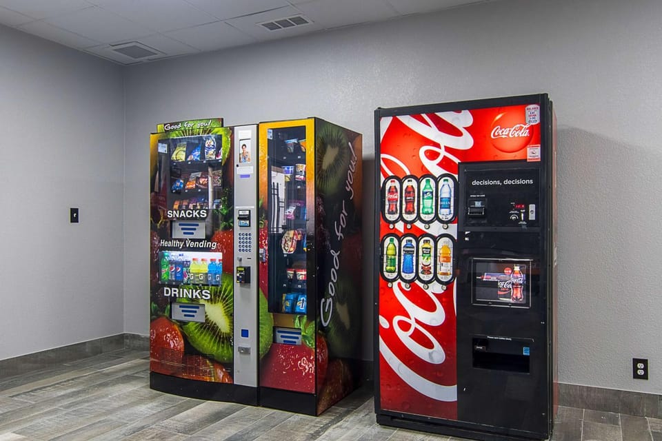 On site, vending machine