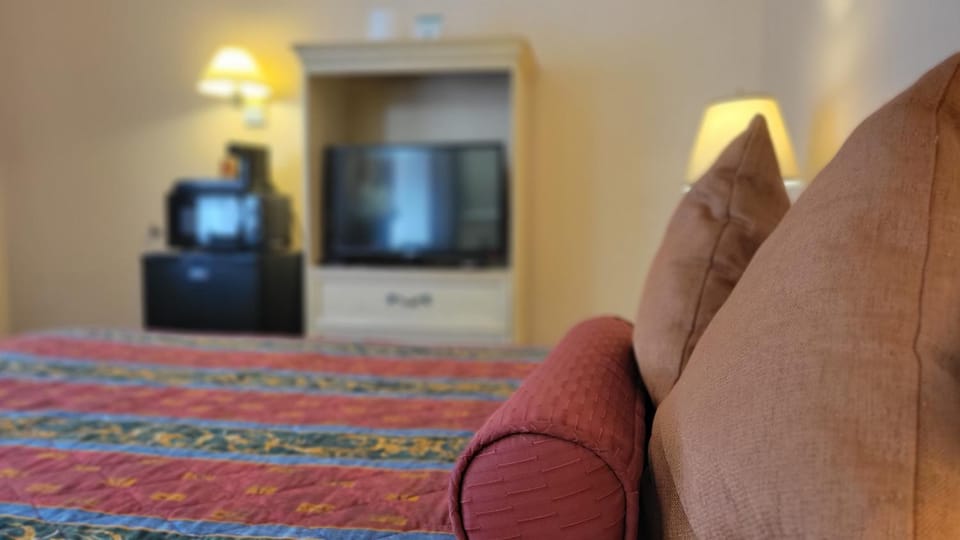 Bed, TV and multimedia, microwave