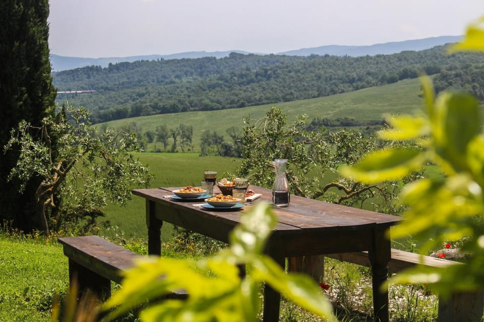 Spring, Day, Natural landscape, Food and drinks, Dining area, Food, Mountain view